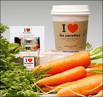 Et pour finir en "bio-t&eacute;", voici le jus de carottes en parfum ! Le croiriez-vous ?
