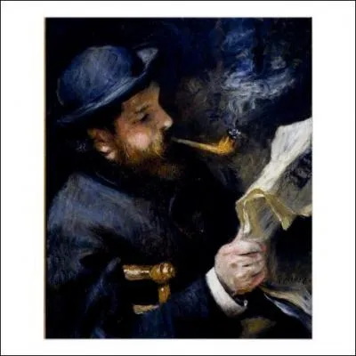 Qui a peint Claude Monet lisant un journal ?