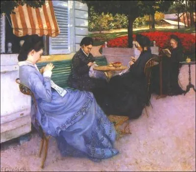 Qui a peint cette femme lisant sur cette toile intitulée "La campagne" ?