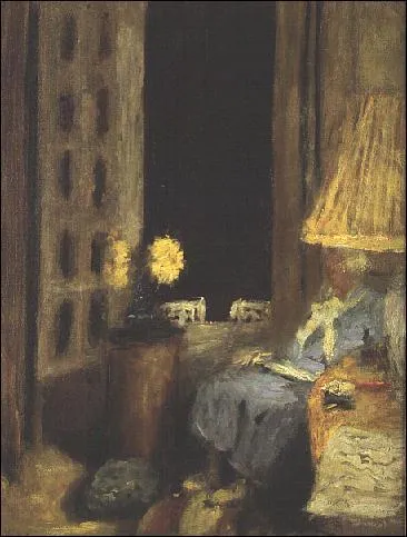 Qui a peint Femme lisant le soir ?