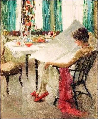 Qui a peint Les nouvelles du matin ?