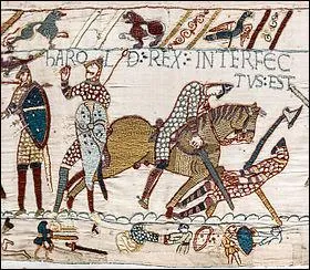 Le 14 octobre 1066, armé de ... en cap, Harold se dirige vers Hastings. Il perdra la vie dans cette bataille