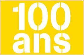 Quel grand événement s'est produit il y a 100 ans ?