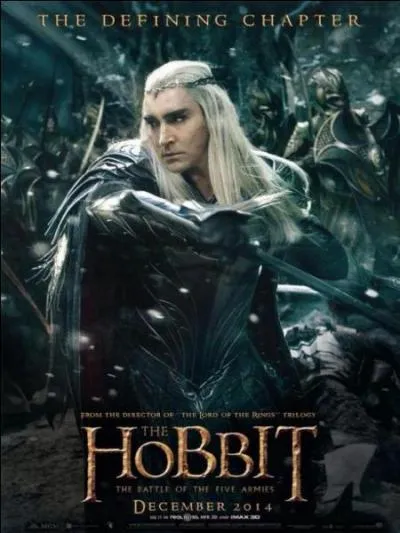 À la fin, Thranduil fait une référence au "Seigneur des Anneaux" en parlant de ...