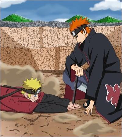 Qui a aidé Naruto contre Pain alors qu'il était immobilisé ?