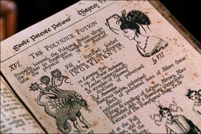 Quel livre Hermione emprunte-t-elle à la bibliothèque pour fabriquer le Polynectar ?