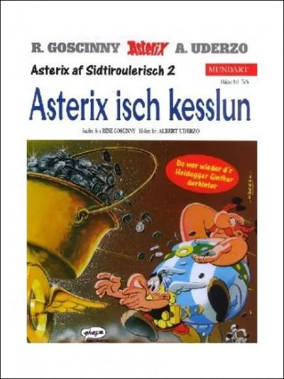 Une langue germanique en plein pays latin, c'est...