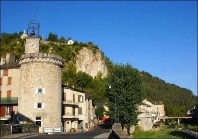 La ville de Meyrueis au pied du mont Aigoual se trouve :