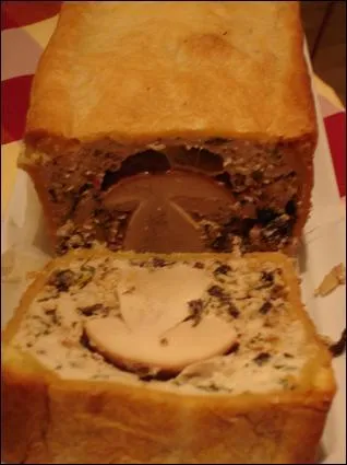 Vous n'aimez pas cela, je vous offre ce petit pâté en croûte aux cèpes ! Refaites-le chez vous, mais n'oubliez pas :