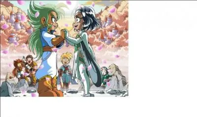 Que répond Shimy à Jadina dans le tome 5 lorsque Jadina s'exclame : 
"Danaël et Halan ont flashé sur Shimy ! " ?