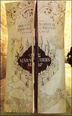 Que faut-il dire pour voir le contenu de la carte du Maraudeur ?