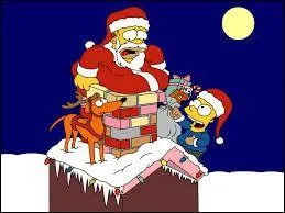 Qui est déguisé en renne du Père Noël sur cette image ?