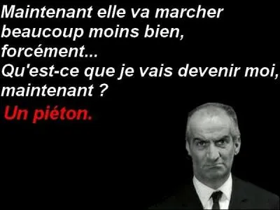 Qui donne la réplique en lettres blanches ?