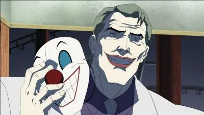 Dans "Batman : The Dark Knight Returns" (L'animé), à quel statut le Joker est-il réduit ?
