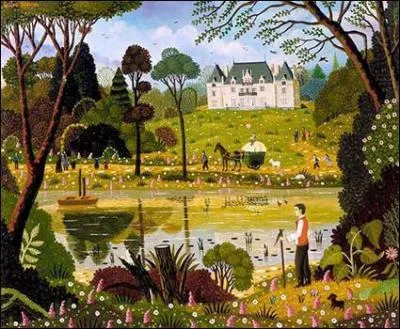 Voici un joli tableau d'Alain Thomas, à quel mouvement appartient ce peintre ?