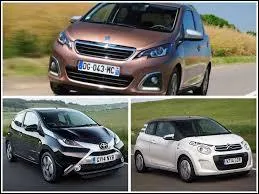 Comment appelle-t-on ces trois voitures ?