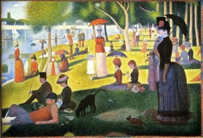 ... qui passait ses journées sur les rives de la Seine, ... (Un dimanche après-midi à la Grande Jatte). L'oeuvre est de :