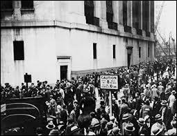 Quelle est la date du début de la "Grande dépression", la plus grande crise économique du XXe siècle ?