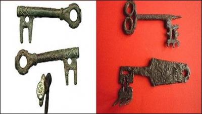 L'illustration présente des clés -----------, entre Ve et VIIIe siècles de notre ère.