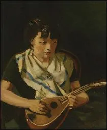 Qui a peint "Fille à la mandoline" ?