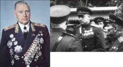 Allons en URSS ! Il a été une des victimes des terribles purges de Staline. Réintégré dans « l'Armée rouge », il commandera de nombreuses batailles. Il commandera la parade de la victoire à Moscou, sur la place Rouge le 24 juin 1945. Qui est-il ?