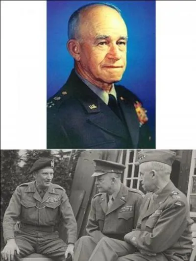 Allons aux Etats-Unis ! Cette personne est considérée comme le vainqueur de la bataille du saillant à Noël 1944. Mais, il ne la doit qu'à l'aide de deux autres généraux (Patton et Montgomery) qu'il n'appréciait pas. Egalement, il servit efficacement en Tunisie et en Sicile. Qui est ce général ?