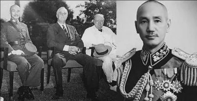 Allons en Chine ! Il a été le chef des forces non-communistes luttant contre l'envahisseur japonais. Egalement, il sera le signataire de la déclaration de Potsdam exigeant la capitulation du Japon. Qui est-il ?