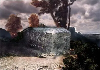 Le peintre aurait voulu faire passer un message qui n'a pas été à ce jour interprété de manière certaine. Toutefois on a retrouvé un tombeau érigé 300 ans après la peinture sur laquelle sa copie est représentée. Ce phénomène demeure un mystère. Sur ce tombeau est gravée l'épitaphe " Et in Arcadia Ego". Où faut-il situer l'Arcadie, selon le peintre ?