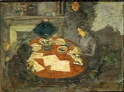 Qui a peint Sous la lampe ?