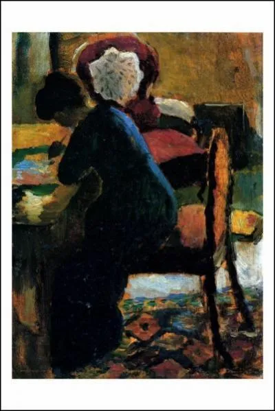 Qui a peint Femme écrivant ?