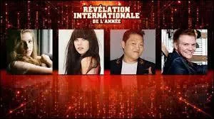 Qui est la révélation internationale de l'année ?