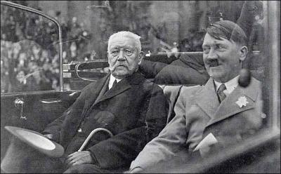 En quelle année A. Hitler devient-il chancelier du Reich ?