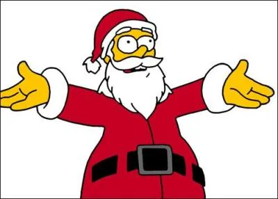 Le père Noël est enfin guéri. Il remercie Homer pour son travail et poursuit son chemin. Maintenant qu'Homer est libre, où va-t-il aller ?