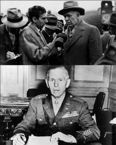 Allons aux Etats-Unis ! C'est le conseiller du pr&eacute;sident. C'est aussi le chef d'&eacute;tat-major de l'arm&eacute;e am&eacute;ricaine. Il est &agrave; l'origine d'une aide aux pays europ&eacute;ens. Qui est ce personnage ?