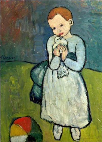 Qui a peint "L'Enfant à la colombe" ?
