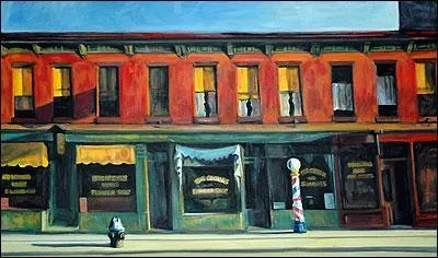 Qui a peint "Tôt un dimanche matin" ?