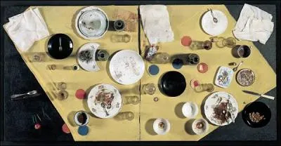 Qui a réalisé "Repas hongrois, tableau- piège" ?