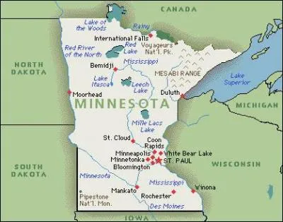 Si, dans le Minnesota, vous entendez le nom de cette rivière "Lakeepawl", vous aurez sûrement du mal à y reconnaître le français...
