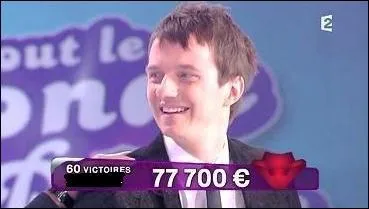 Qui a gagné 77 700  ?