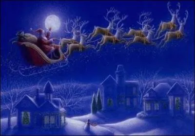 Vous dormez à présent profondément, et dans vos rêves comme dans la réalité vient ce bonhomme tellement désiré, appelé "papa Noël". Il est accompagné de ses rennes évidemment, dont celui ayant un petit nez rouge, s'appelle :