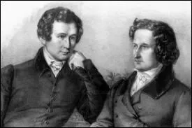Sur l'image ci-contre, figurent Jacob et Wilhelm Grimm, deux célèbres auteurs de contes. De quel pays étaient-ils originaires ?