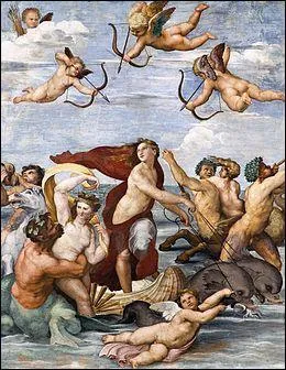 Qui a réalisé cette fresque intitulée "Le Triomphe de Galatée" ?