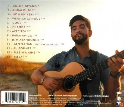 Combien y a-t-il de musiques sur son 1er album ?