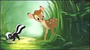 Bambi est, dès sa plus petite enfance, mis en garde face à l'homme. Dans la prairie, qu'entendra-t-on ?