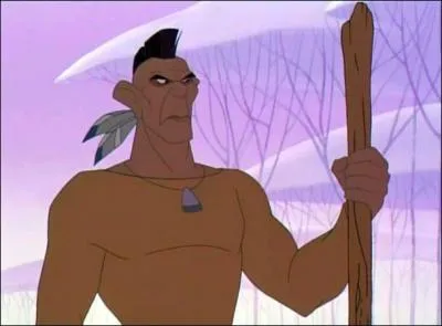 Quel est le nom complet du garde du corps de Pocahontas en Angleterre ?