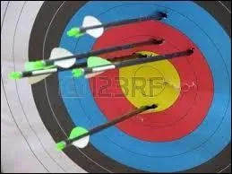 Regardez attentivement la photo. Combien de points totalise l'archer ?