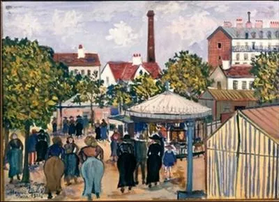 Qui a peint "La fête foraine" ?