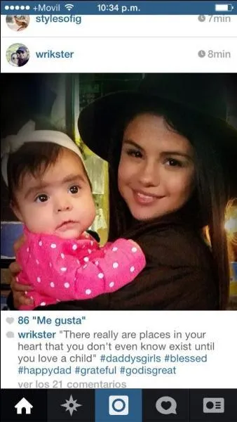 Comment s'appelle la deuxième petite sur de Selena ?