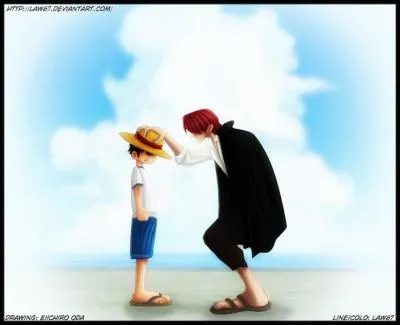 Dans "One Piece", qui donne son chapeau de paille à Luffy avant de partir en mer ?