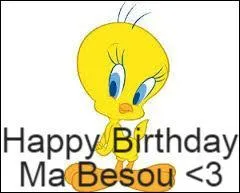 Quel nom de poussin jaune peut-on entendre en répétant deux fois une syllabe du pseudonyme de Besanthile ?